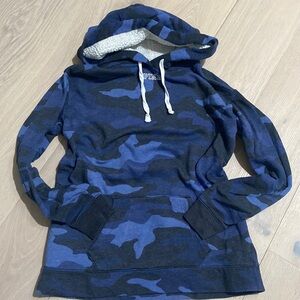 VS Pink Blue camo hoodie